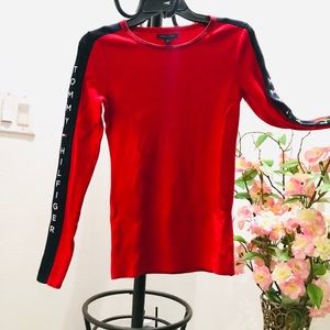 Tommy Hilfiger red sweater
